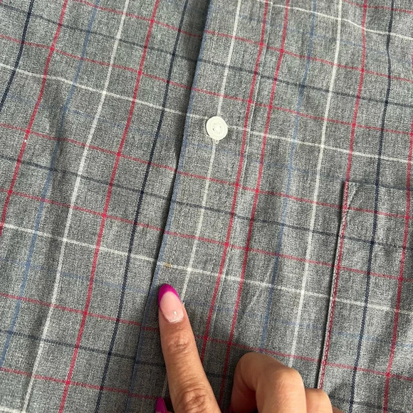 Merona Men’s Plain Button Up Size Large - Picture 5 of 7